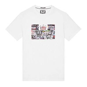 Weekend Offender Mens Keyte Graphic Print T-Shirt / White
